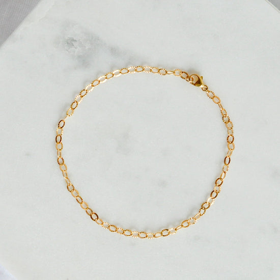 Penny Anklet - Quad Espresso Jewelry