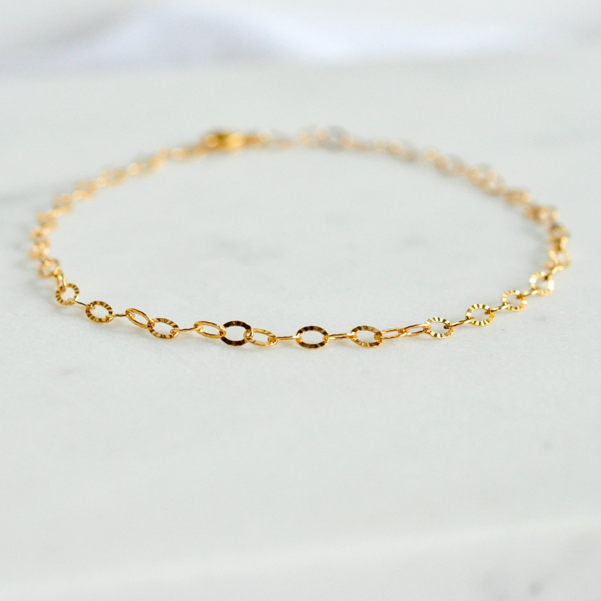 Penny Anklet - Quad Espresso Jewelry