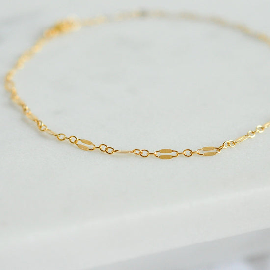 Lacie Anklet - Quad Espresso Jewelry