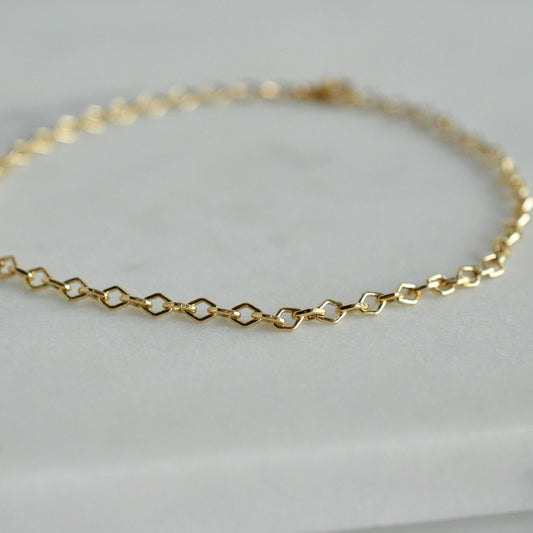 Poppy Anklet - Quad Espresso Jewelry
