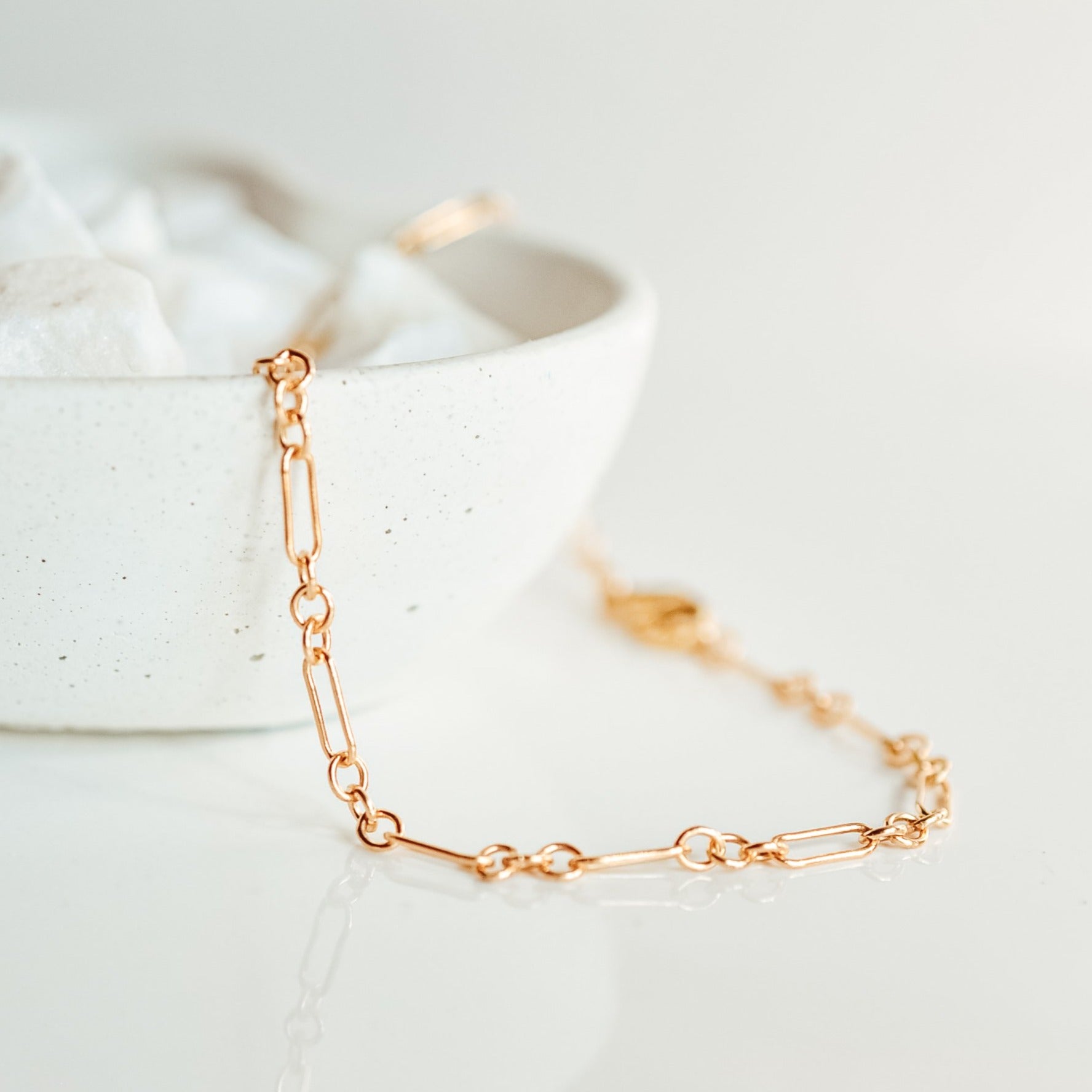 Thick Emmy Bracelet - Quad Espresso Jewelry