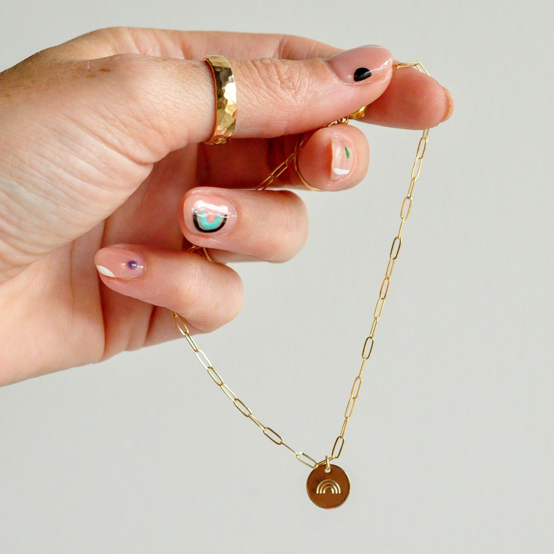 Anklet Disc Add On - Quad Espresso Jewelry