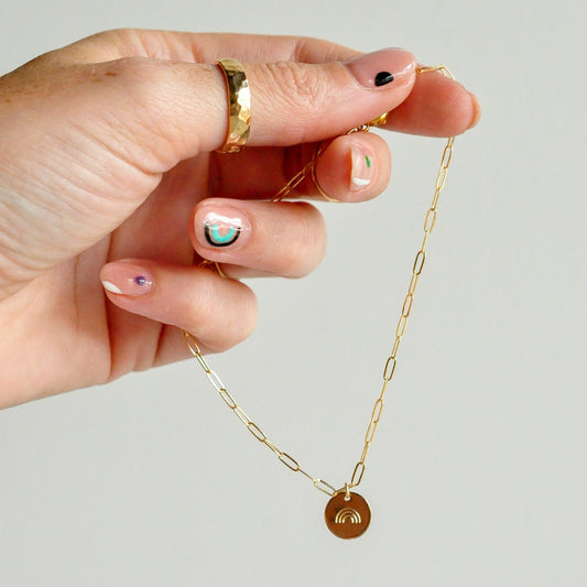 Anklet Disc Add On - Quad Espresso Jewelry