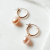 Every Day Pearl Hoops - Quad Espresso Jewelry