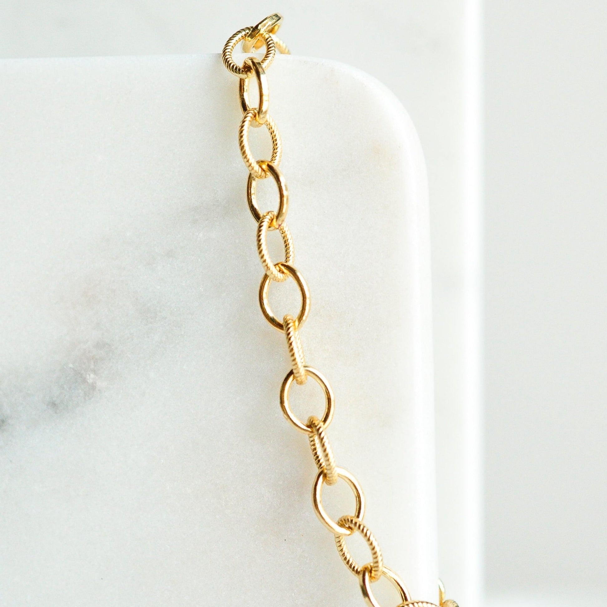 Chloe Chain - Quad Espresso Jewelry