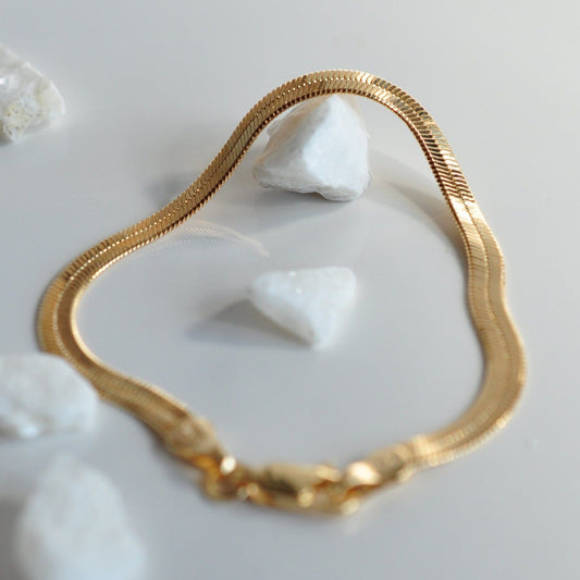 Luna Anklet - Quad Espresso Jewelry