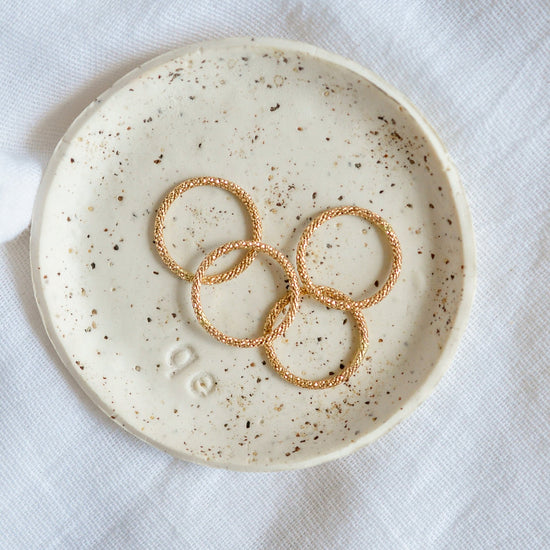 Glitter Ring - Quad Espresso Jewelry