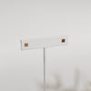 Simple Square Studs - Quad Espresso Jewelry