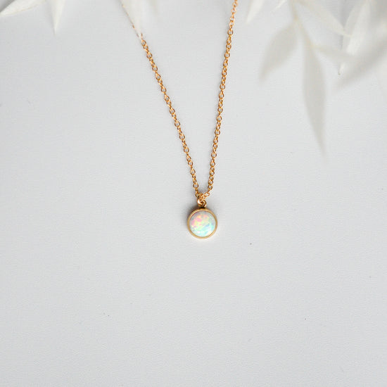 Opal Necklace - Quad Espresso Jewelry