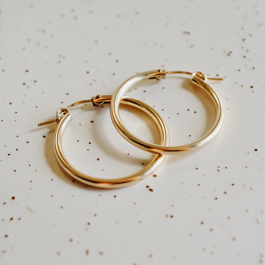 Girls Night Hoops - Quad Espresso Jewelry