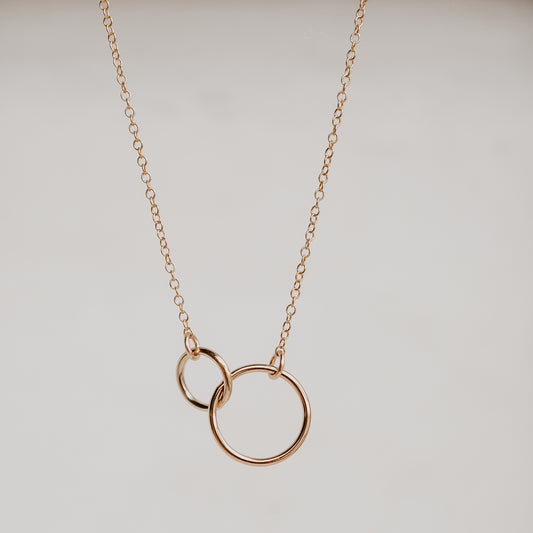 Unity Link Necklace - Quad Espresso Jewelry