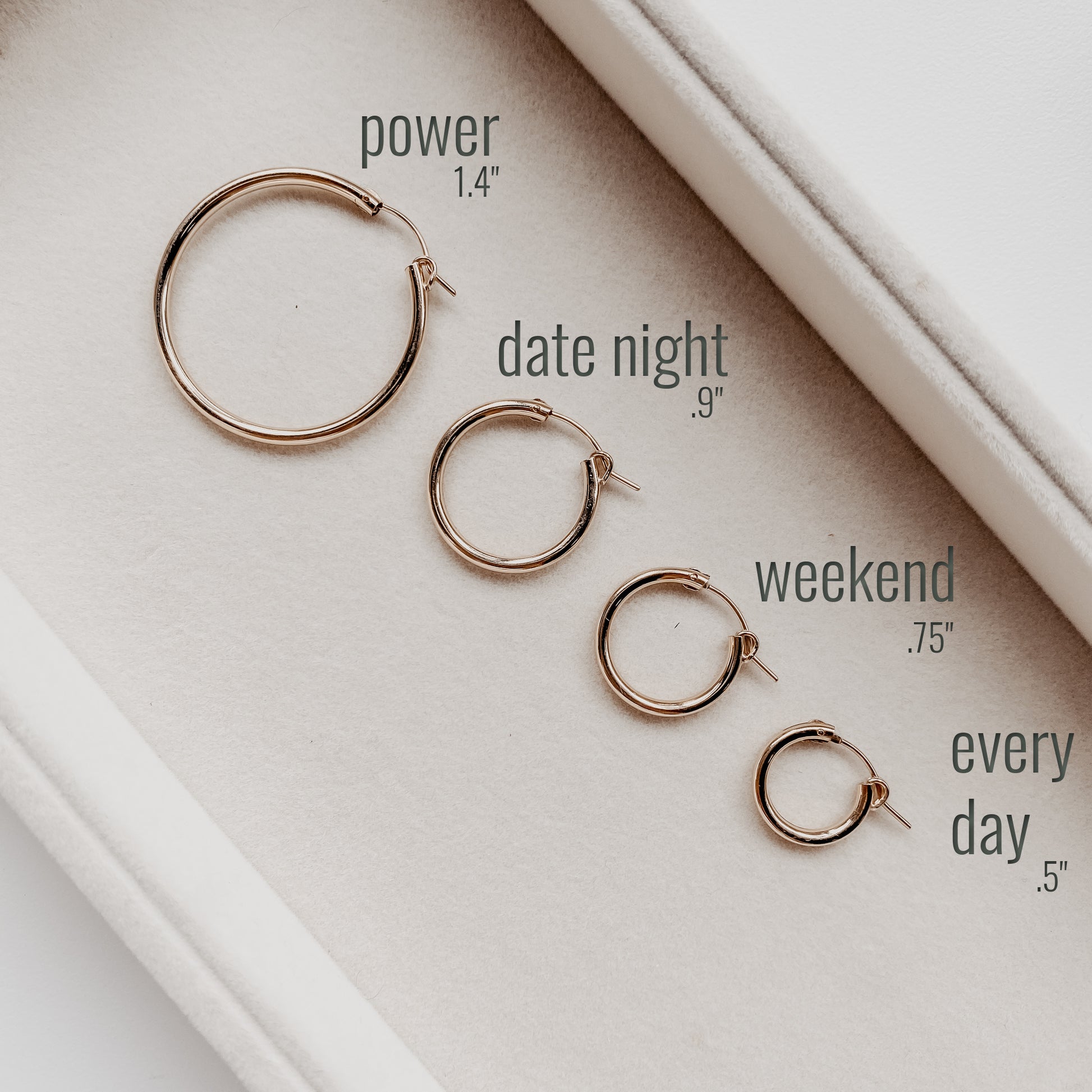 Power Hoops - Quad Espresso Jewelry