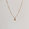 Initial Charm Necklace - Quad Espresso Jewelry