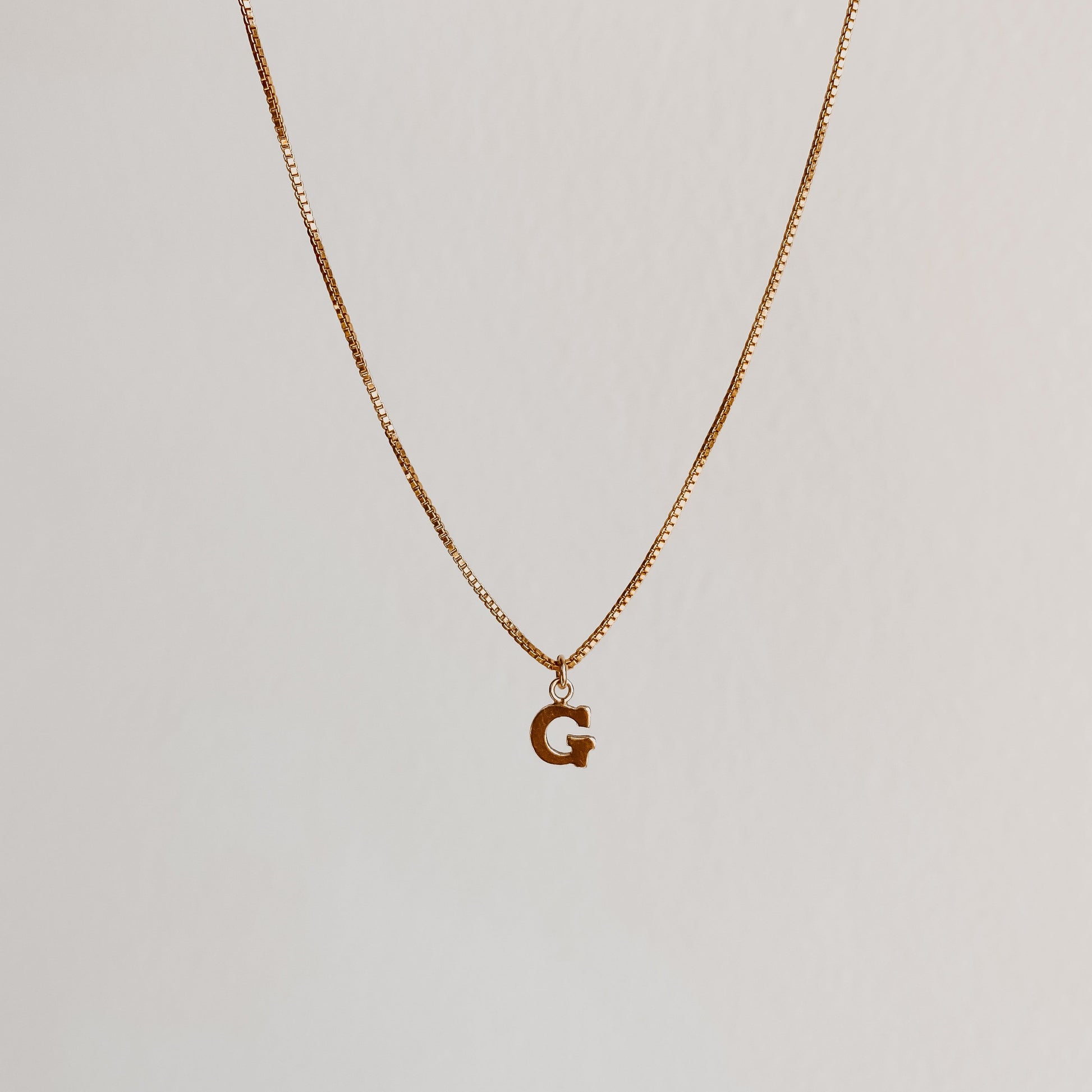 Initial Charm Necklace - Quad Espresso Jewelry