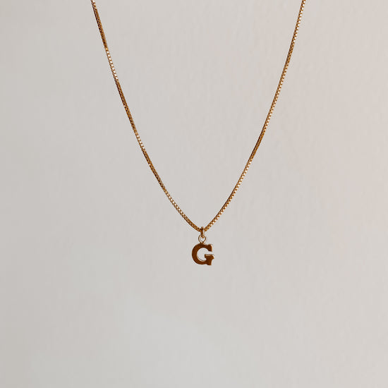 Initial Necklace Charms - Quad Espresso Jewelry