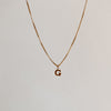 Initial Necklace Charms - Quad Espresso Jewelry