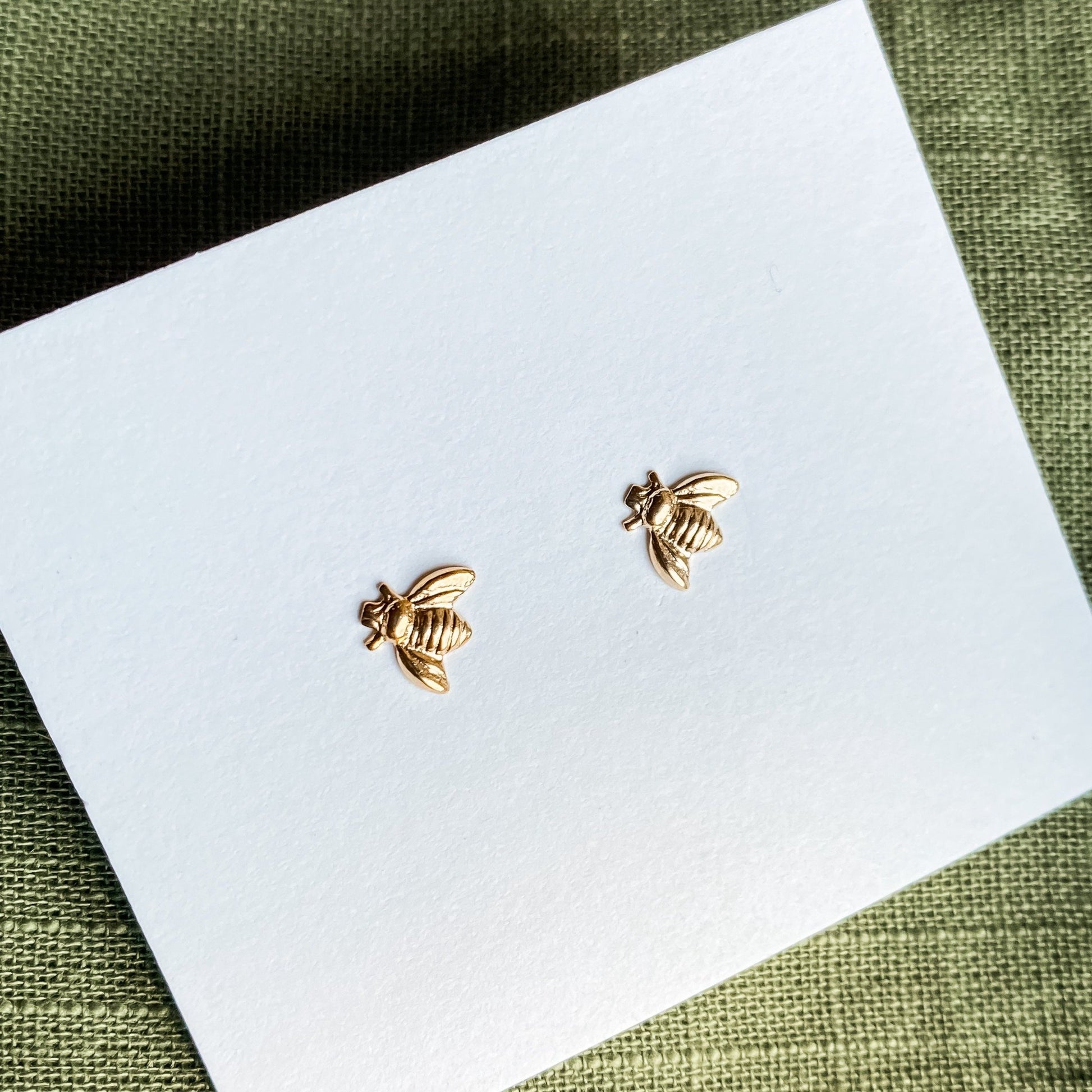 Bee Studs - Quad Espresso Jewelry