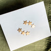 Three Star Climbers Studs - Quad Espresso Jewelry