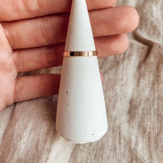 Flat Band - Quad Espresso Jewelry