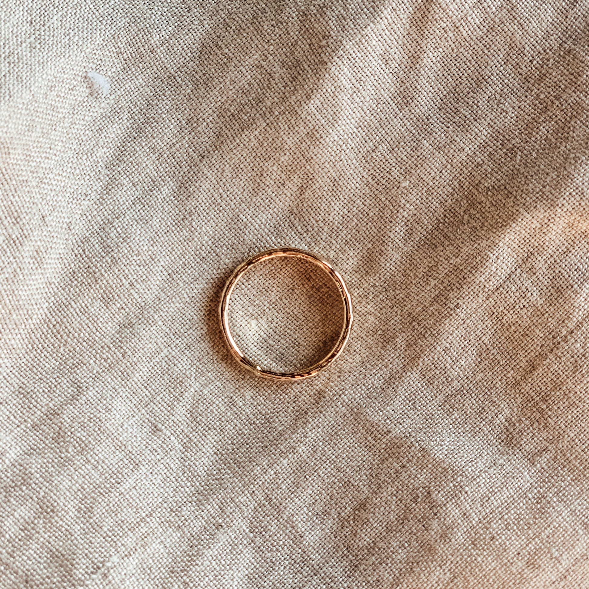 Thick Hammered Band - Quad Espresso Jewelry