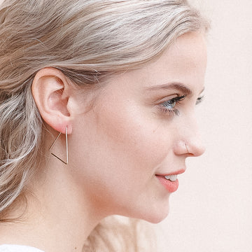 Trilateral Earrings - Quad Espresso Jewelry
