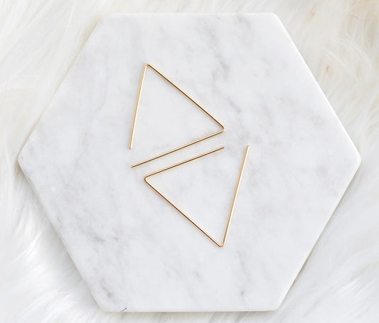 Trilateral Earrings - Quad Espresso Jewelry