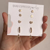 14k Gold Daisy Enamel Studs