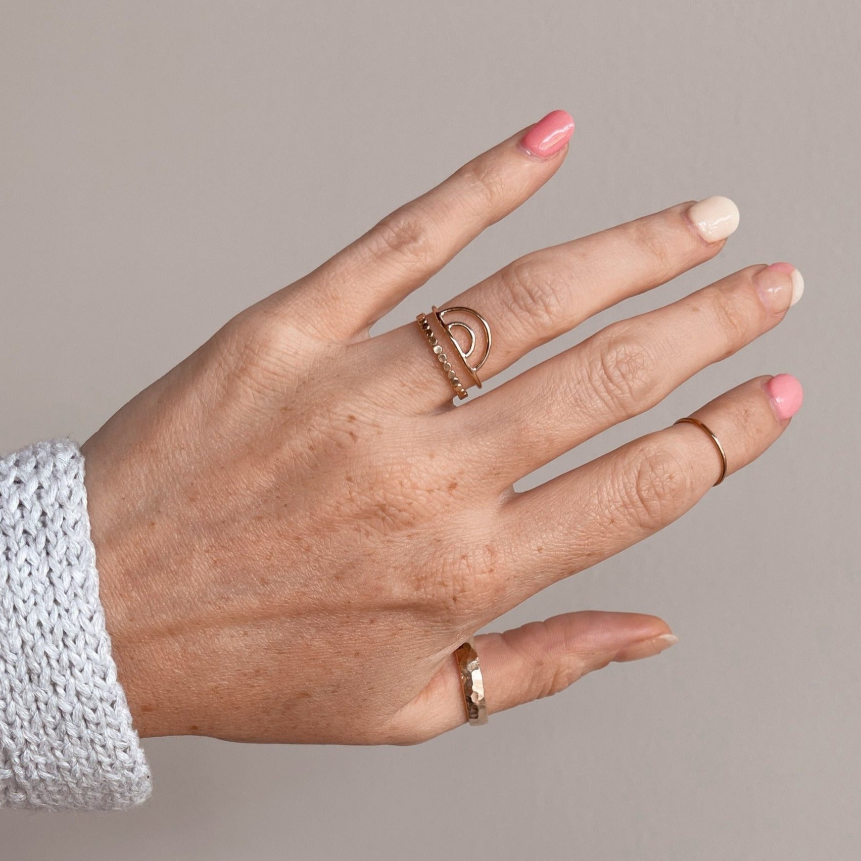 Stacking Ring - Quad Espresso Jewelry