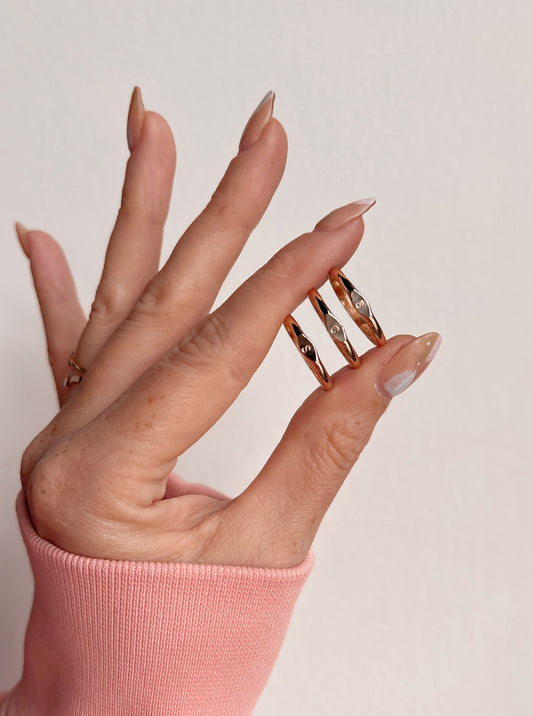 Signet Ring - Quad Espresso Jewelry
