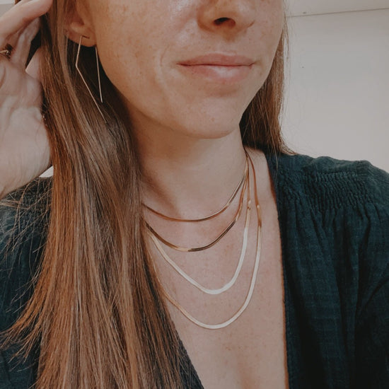 Luna Necklace - Quad Espresso Jewelry