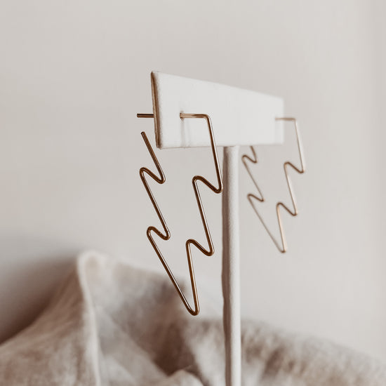 Lightning Bolts - Quad Espresso Jewelry