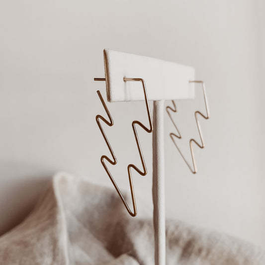 Lightning Bolts - Quad Espresso Jewelry