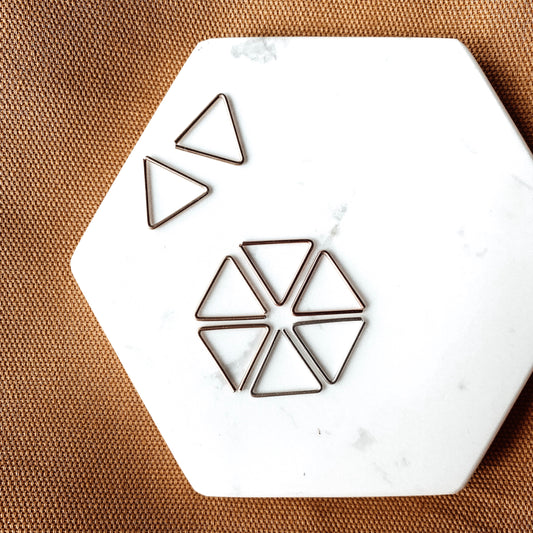 Seamless Triangles - Quad Espresso Jewelry