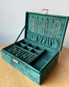 Velvet Collection Case - Quad Espresso Jewelry
