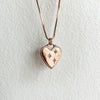Heart Charm Necklace - Quad Espresso Jewelry