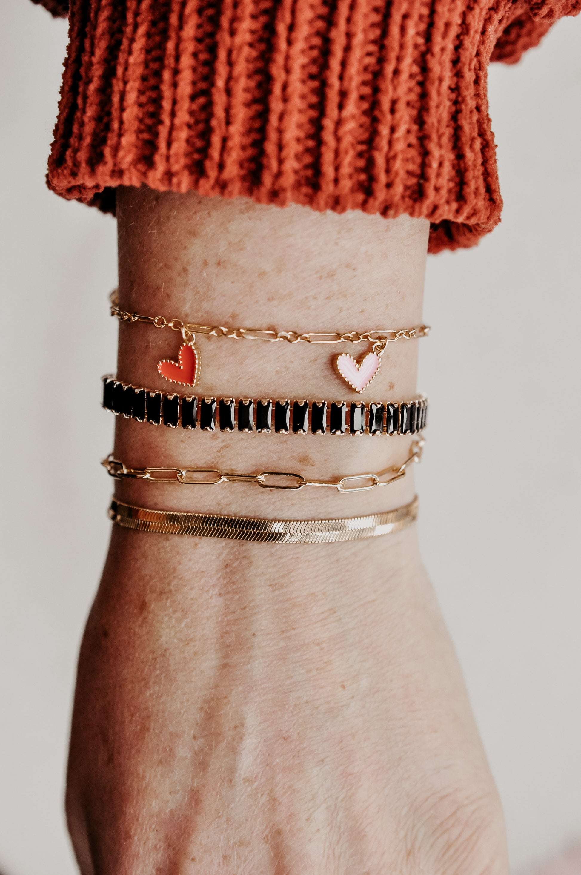Flora Bracelet - Quad Espresso Jewelry