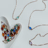 Rectangle Stone Necklace - Quad Espresso Jewelry