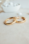 Chunky Statement Hoops - Quad Espresso Jewelry