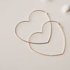Heart Hoops - Quad Espresso Jewelry