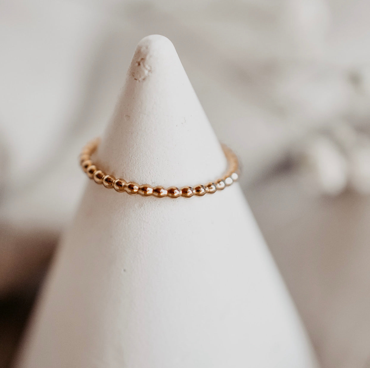 Beaded Ring Set - Quad Espresso Jewelry