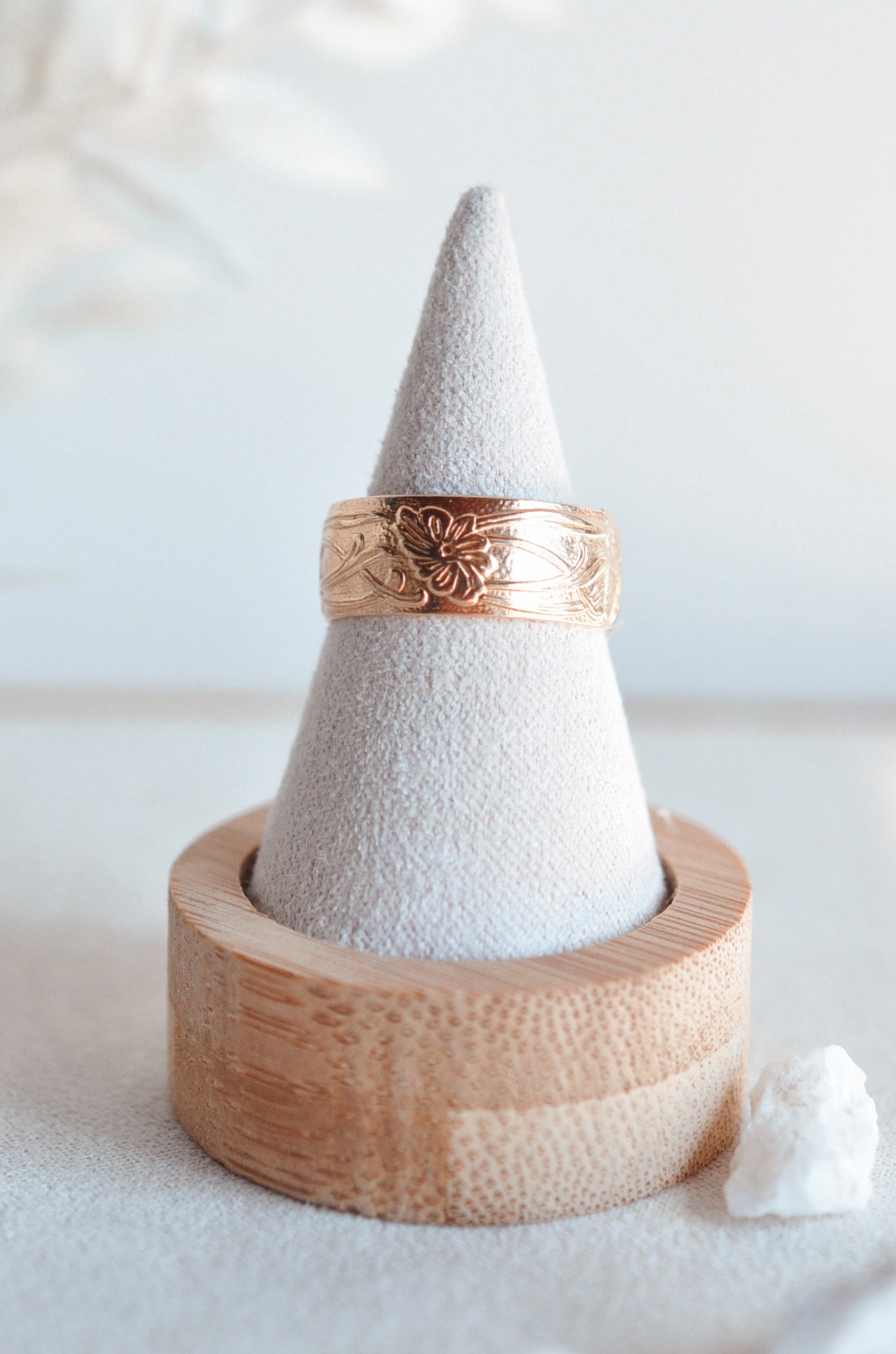 Floral Band - Quad Espresso Jewelry