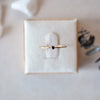 Minimal Black Stacking Ring - Quad Espresso Jewelry
