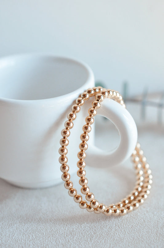 Set of Two Bella Beaded Bracelets