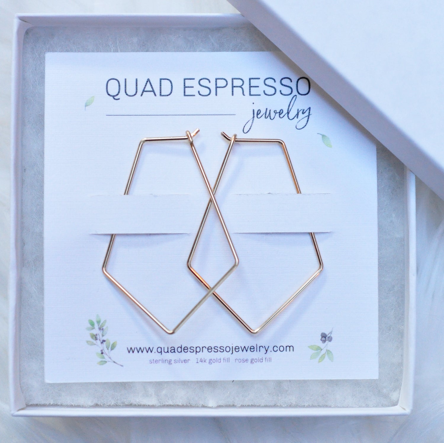 Inverted Kites - Quad Espresso Jewelry