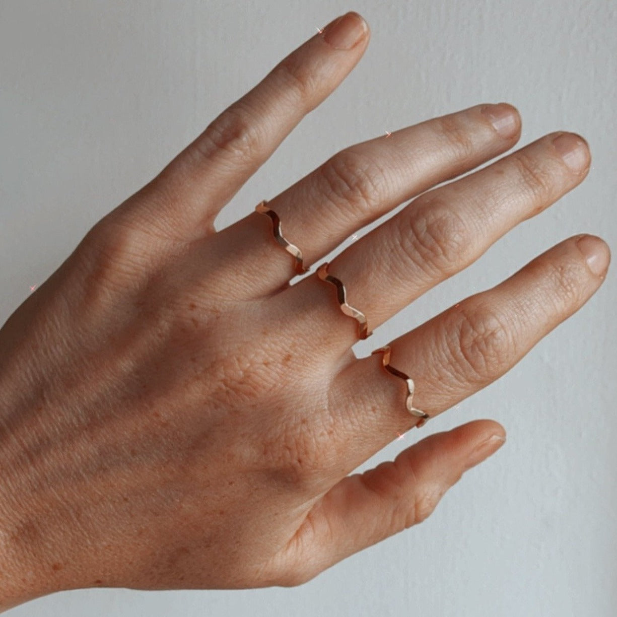 Wavelet Ring - Quad Espresso Jewelry