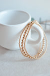 Bella Beaded Bracelets - Quad Espresso Jewelry