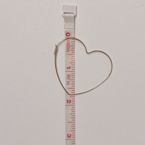 Heart Hoops - Quad Espresso Jewelry