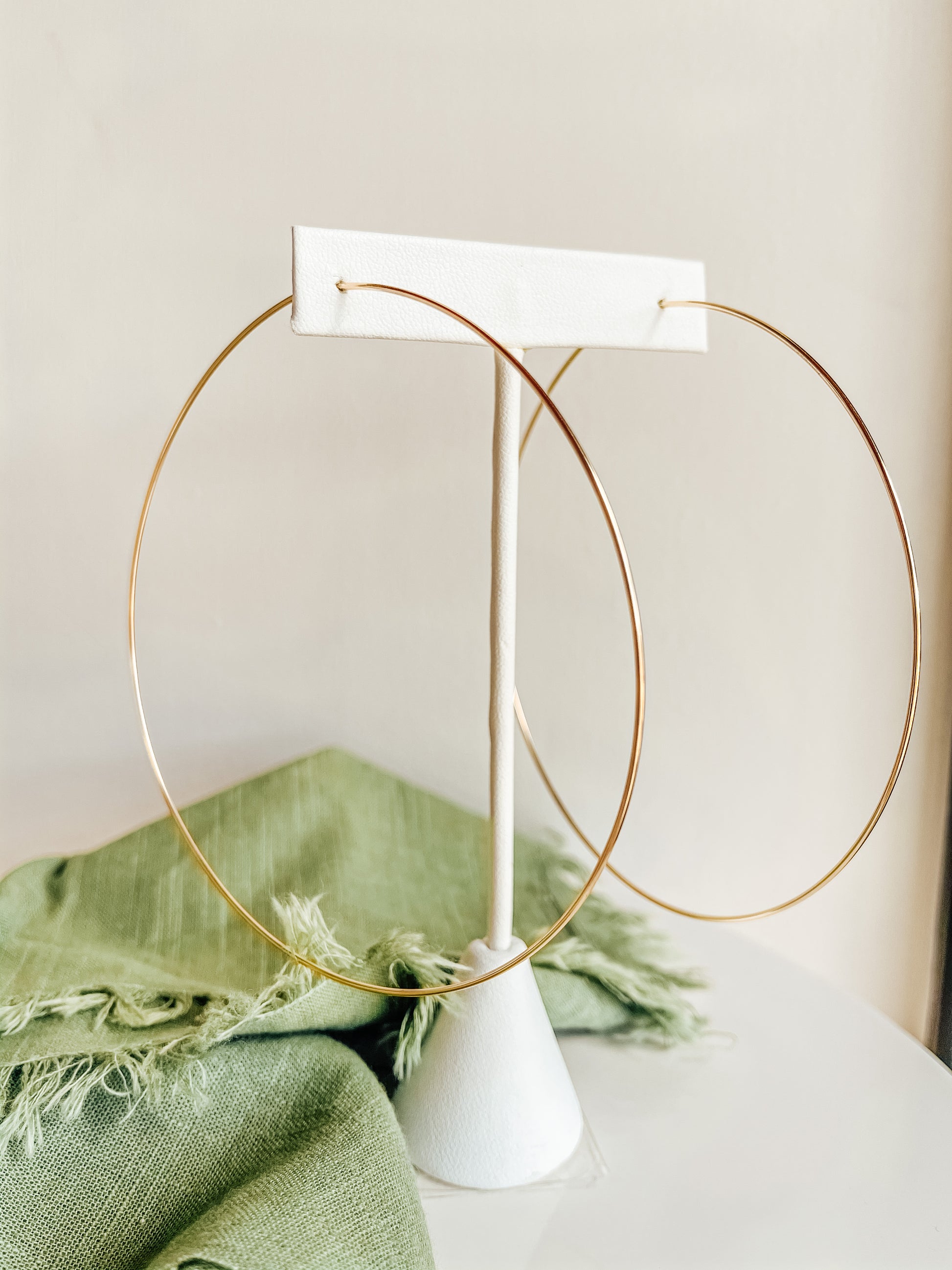 Essential Gold Hoops - Quad Espresso Jewelry