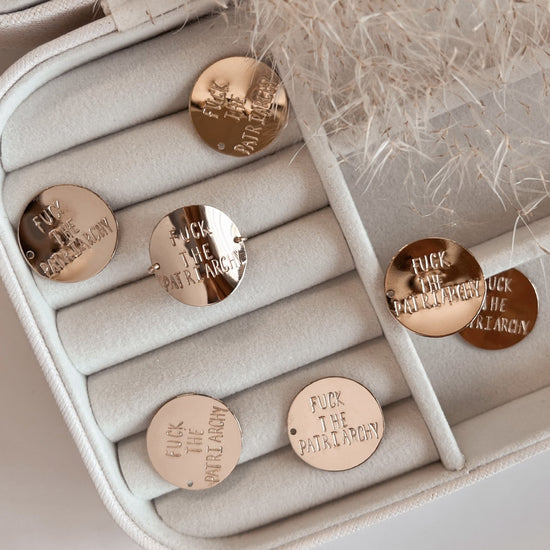 Fu* The Patriarchy Ring - Quad Espresso Jewelry