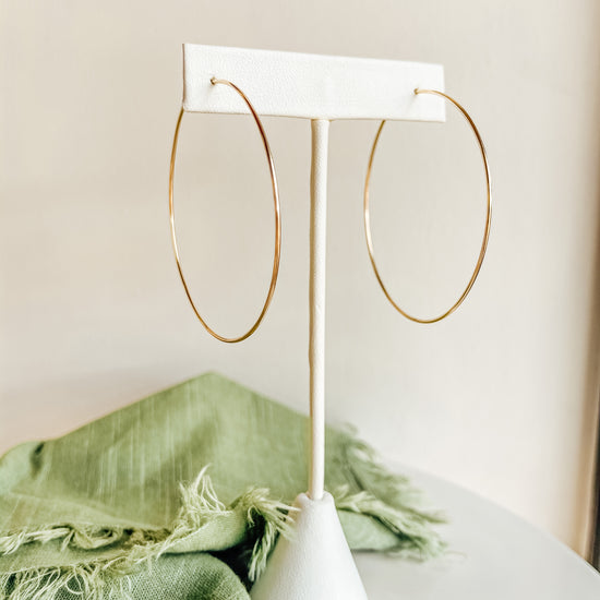 Essential Gold Hoops - Quad Espresso Jewelry